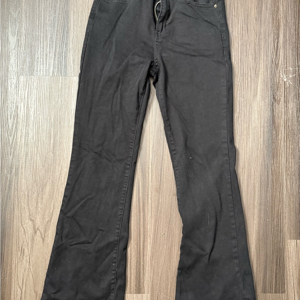 Black Flared Pants